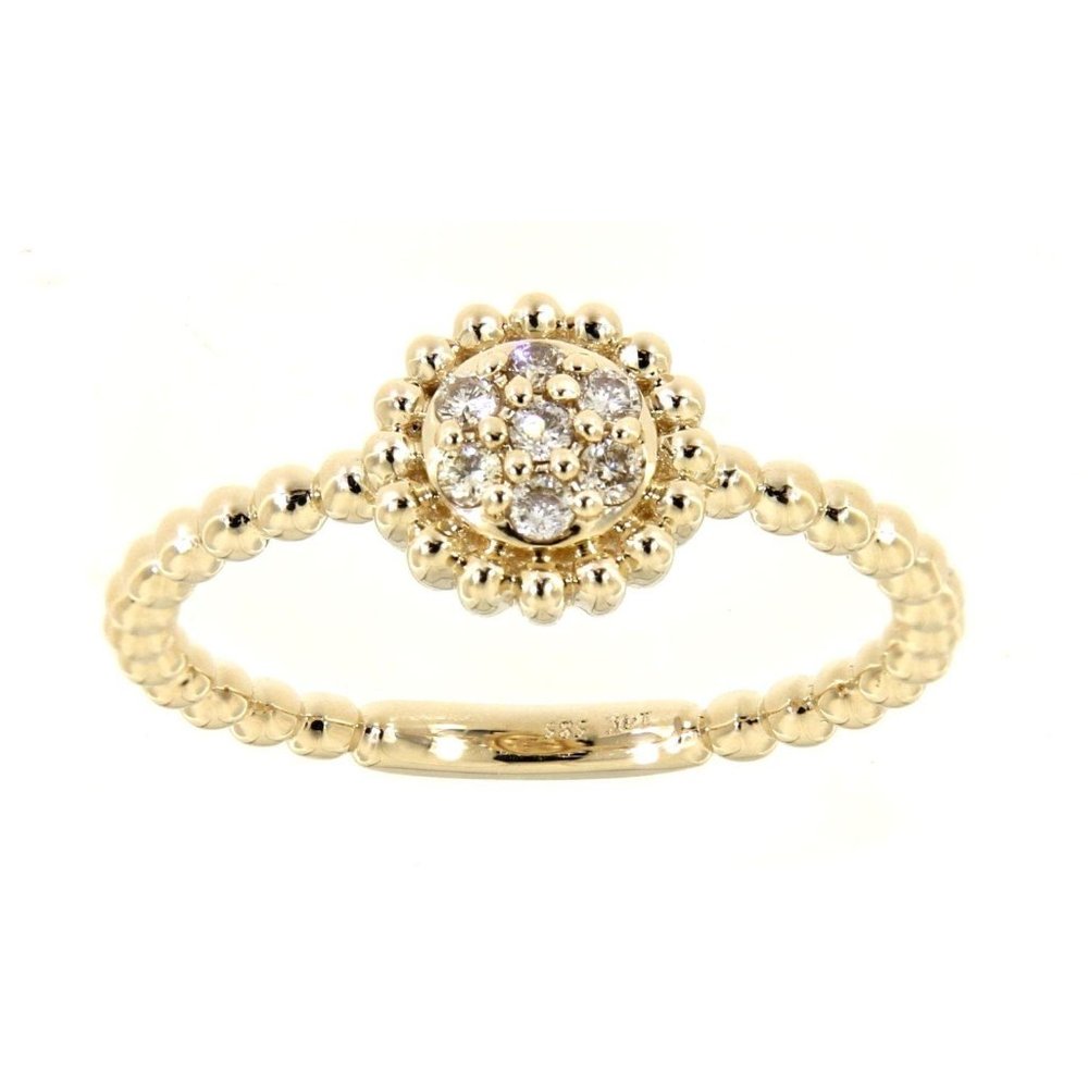 Real Diamond Full Eternity Precious Ring WhiteGold